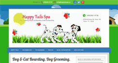 Desktop Screenshot of happytailsspa.us